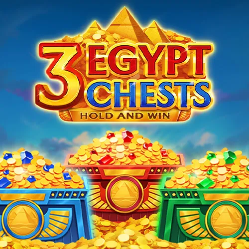3 EGYPT CHESTS