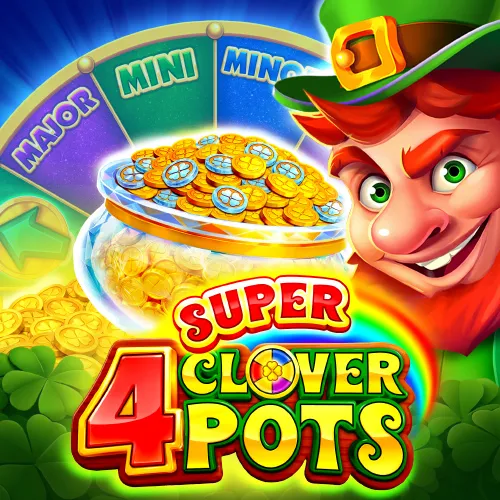 4 SUPER CLOVER POTS